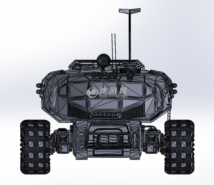 月球车外观概念设计