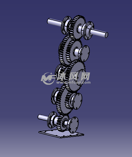 适用于旋耕机的中间减速传动装置
