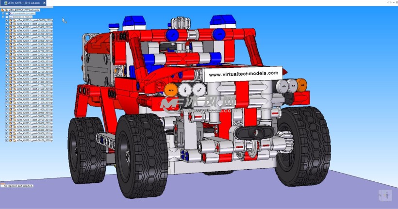 乐高汽车拼图玩具设计模型 - 艺术品/工艺品图纸 - 沐风网
