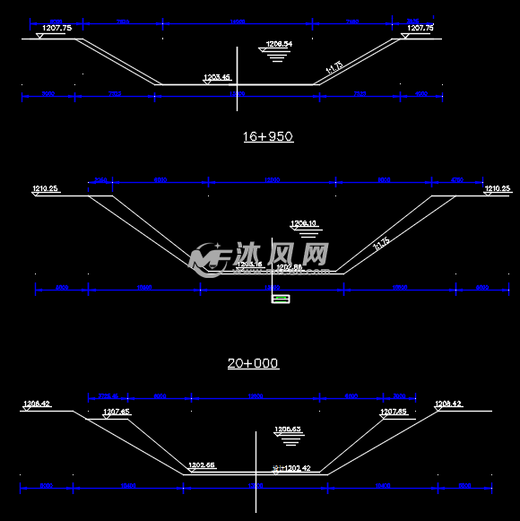 渠道砌護工程設計圖紙