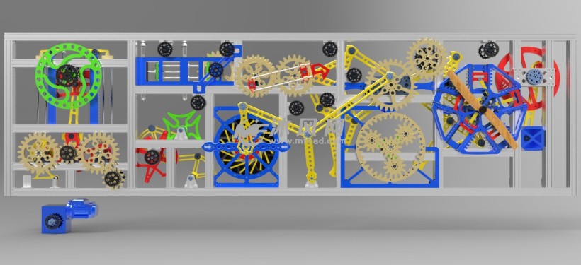 科普机械传动展示墙