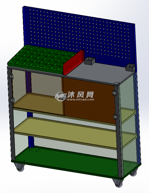 工具櫃軸測圖