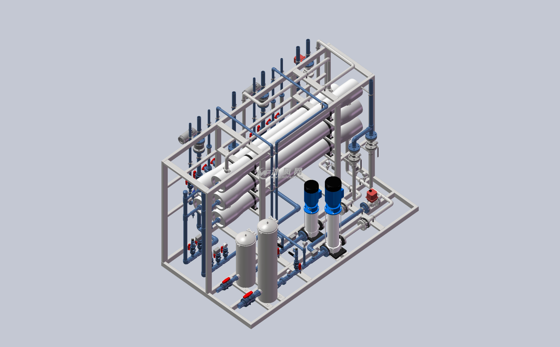 小型两级反渗透设备模型