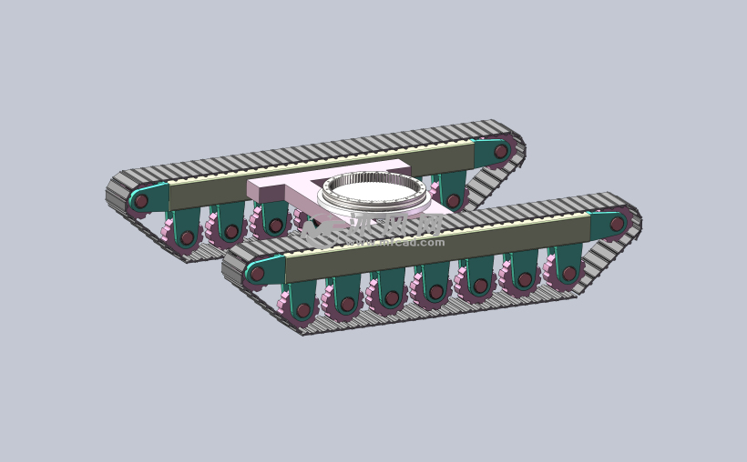旋转钻机履带行走机构