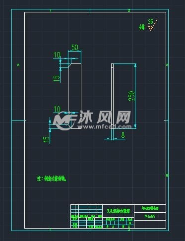 棒条阀图纸图片