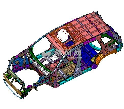 正向suv车身结构设计