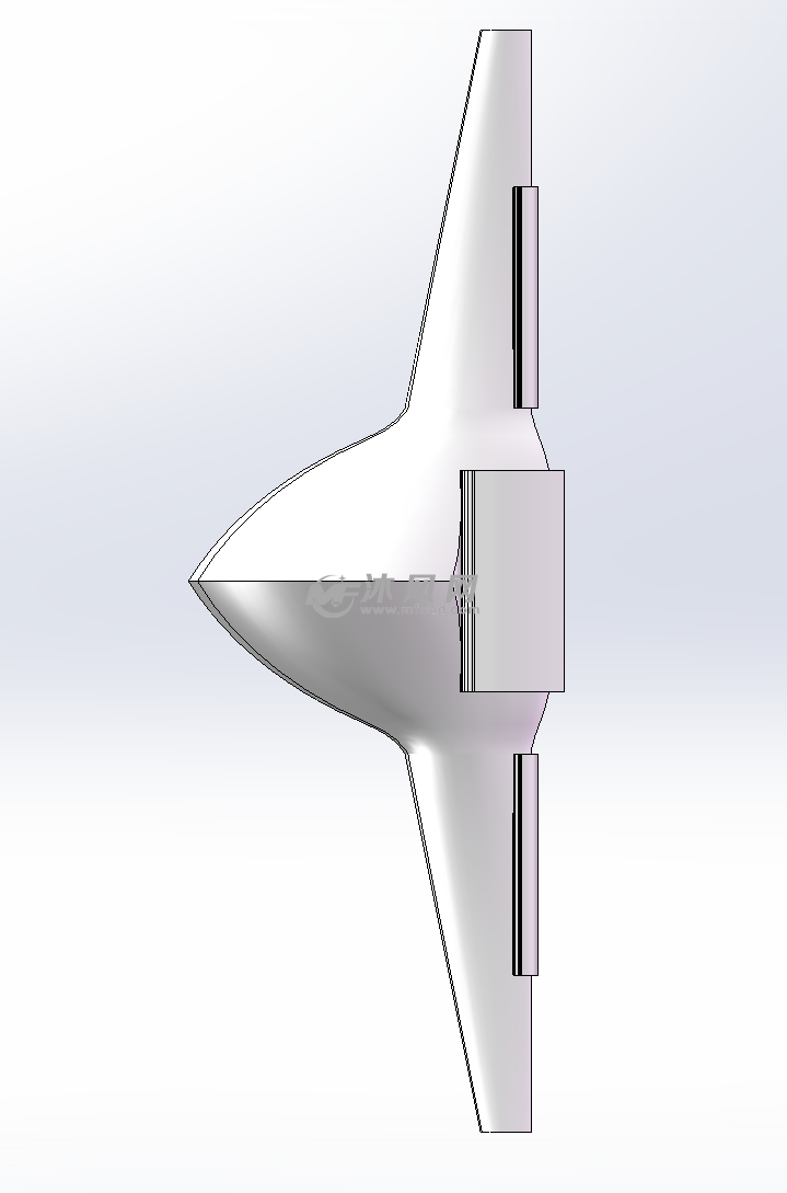 飞机模型主视图