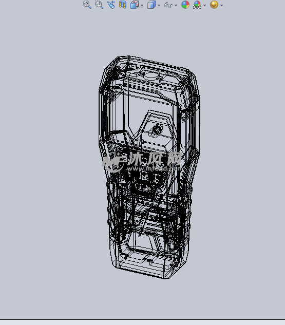 遥控手柄塑料外壳设计模型