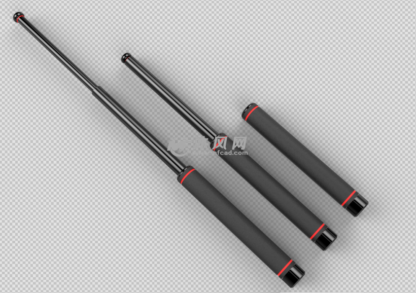 甩棍- 玩具公仔图纸 - 沐风网