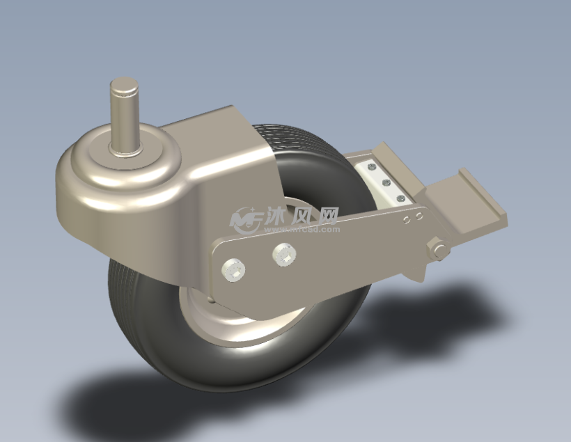 可止动万向活动脚轮