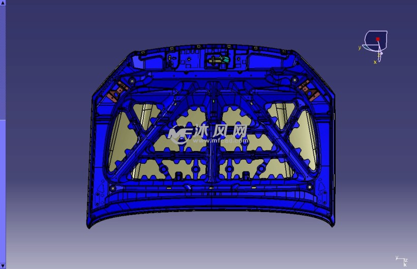 汽车前盖滚边夹具