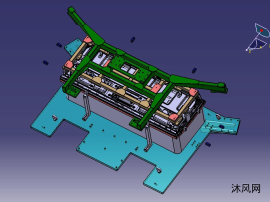 汽车尾门滚边夹具