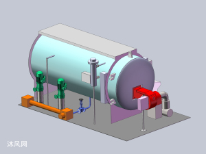 蒸汽锅炉模型建模