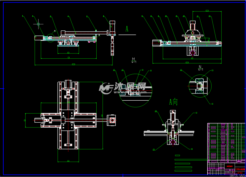 xy十字滑台(带机械手装置))