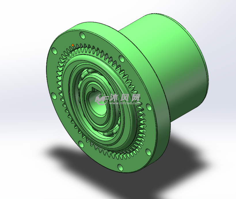 单级谐波减速器