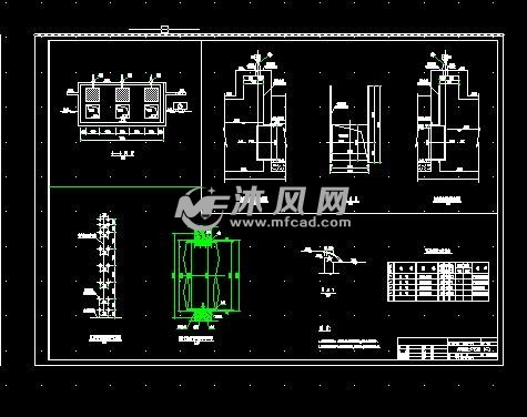 格栅细节图 - 车身内外饰及附件图纸 - 沐风网