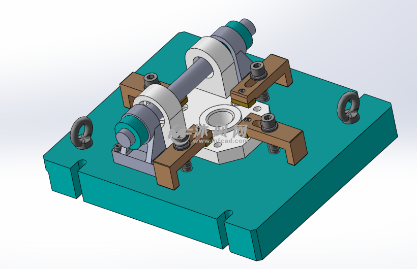 镗套镗侧孔夹具