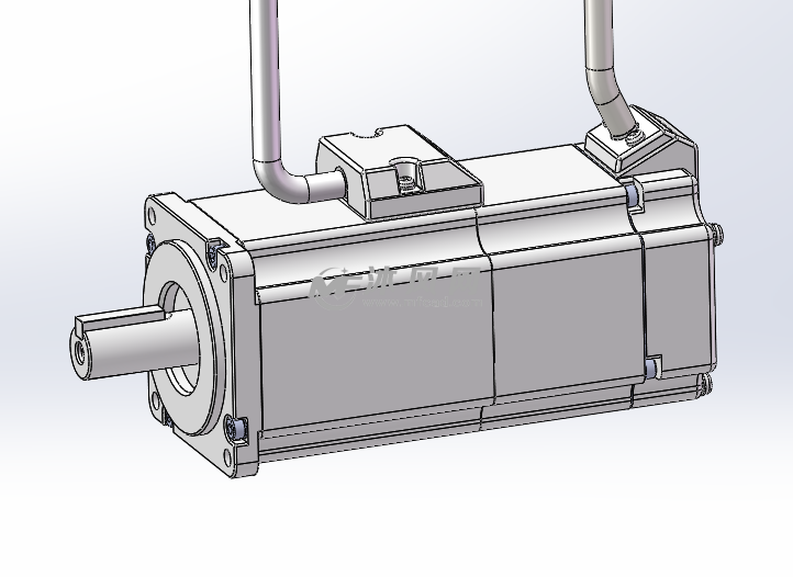 力士乐伺服电机3d模型msm
