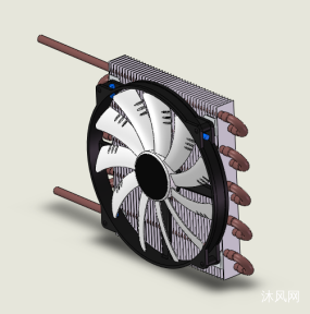 风冷散热器结构图图片