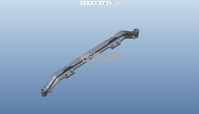 汽车前桥模型图