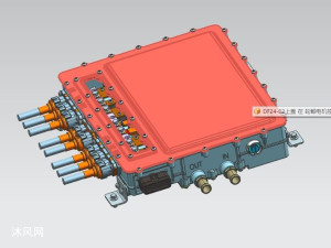 电机控制器3d模型