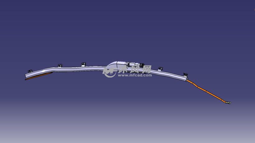 轿车侧气帘模型