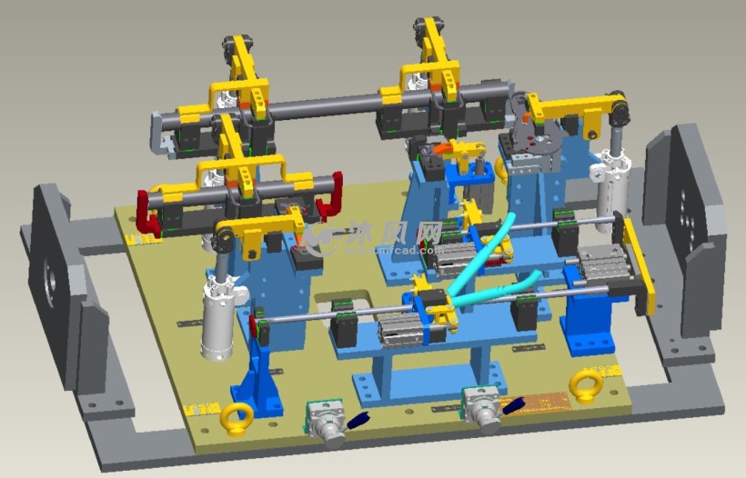 汽车焊接夹具三维设计