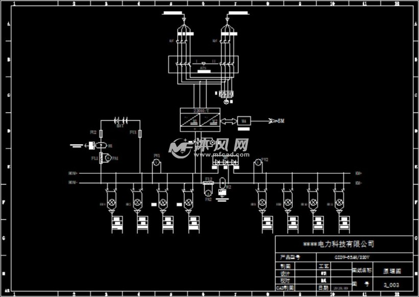 65ah直流屏原理及接线图 