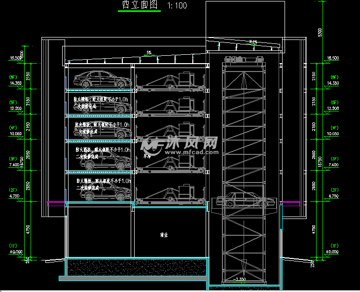 立体车库结构模型设计