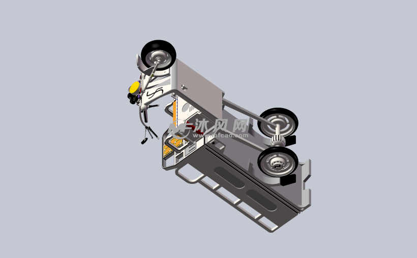 电动三轮车三维图