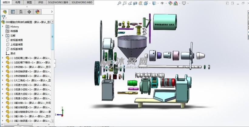 sldasm-下.jpg000螺旋式榨油机装配图.sldasm-前.