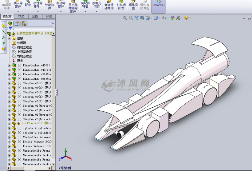 玩具类型的f1赛车 - 专用车图纸 - 沐风网