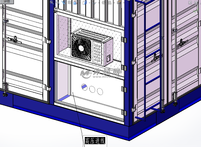 集装箱式可移动箱变(预制舱) - 交通运输图纸 - 沐风网
