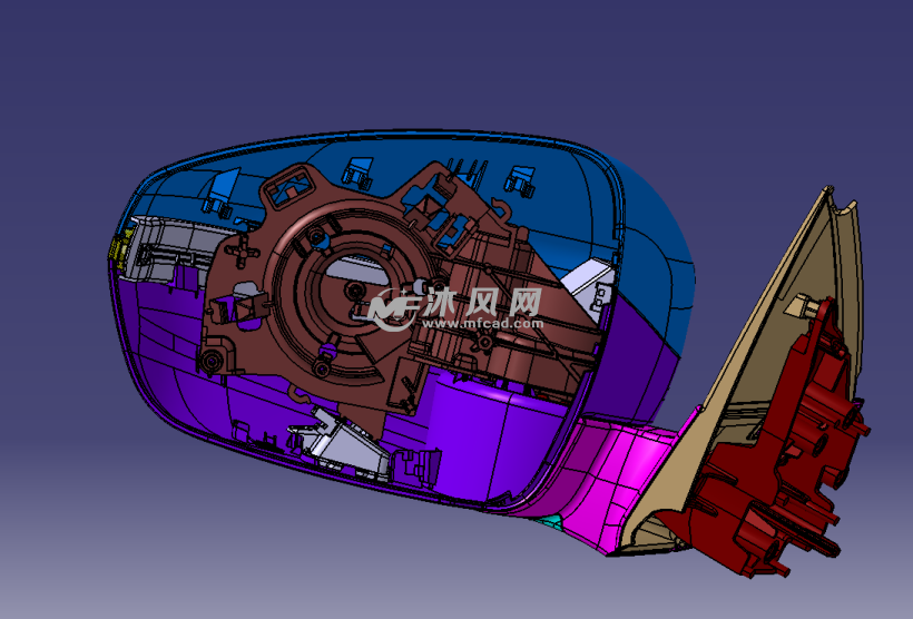 后视镜内部结构