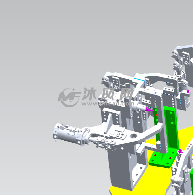 汽车外围饰板焊接治具 - 工装图纸 - 沐风网