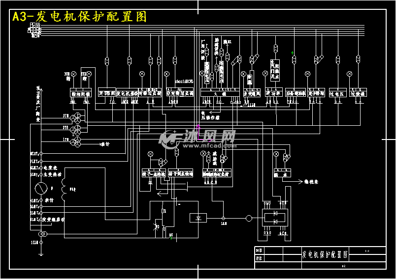 火力发电厂发电机继电保护和和自动装置设计