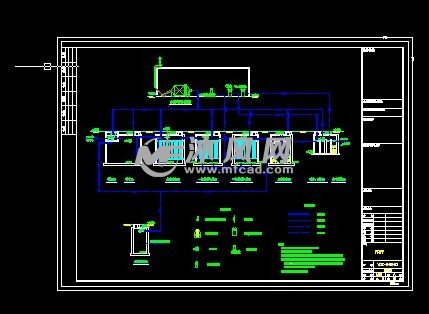 某醫院廢水處理設備工藝圖