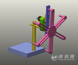 间歇性旋转插拨机构-零部件模型图纸-沐风网