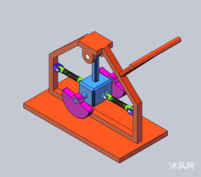打夯机莫等闲zxl2021-01-2220020350solidworks2016原创冲击夯模型邵