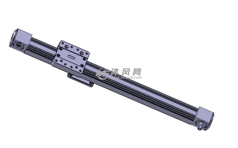 lh4572模组3d滑轨 - 小五金模型图纸 - 沐风网