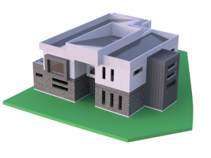 樓帶天井房屋3d圖房屋3d結構別墅模型立體圖推薦其他圖紙查看更多>>小