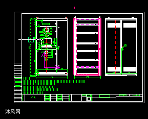 2200x800x600标准威图柜(原创) - autocad普通工程机械图纸 - 沐风
