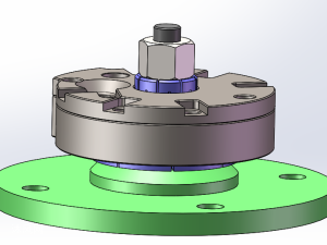 自定心三爪液压夹具