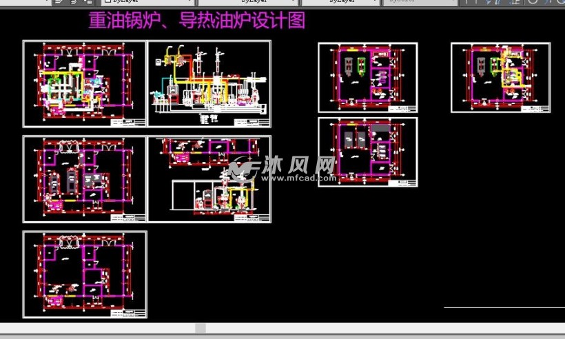 重油锅炉导热油炉设计图