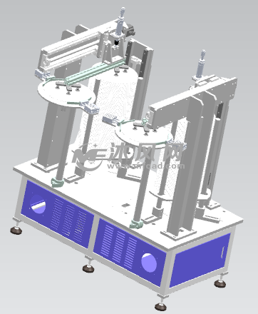 磁力分张与机械手自动上料组合设计