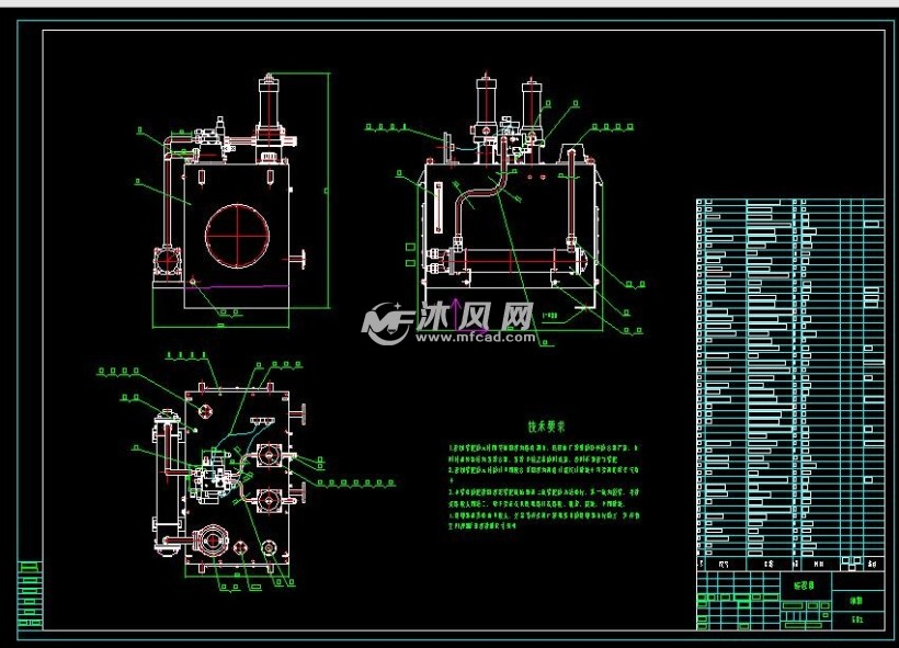 某液压站总装配图