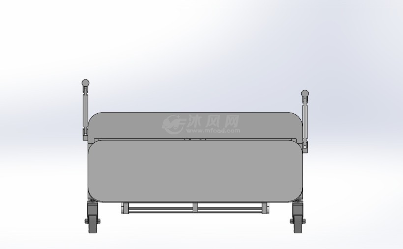 多功能护理床三维设计