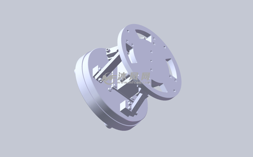 工业机器人手臂末端底座模型