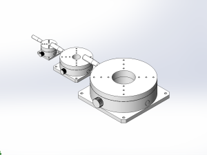 四头气动旋转装置