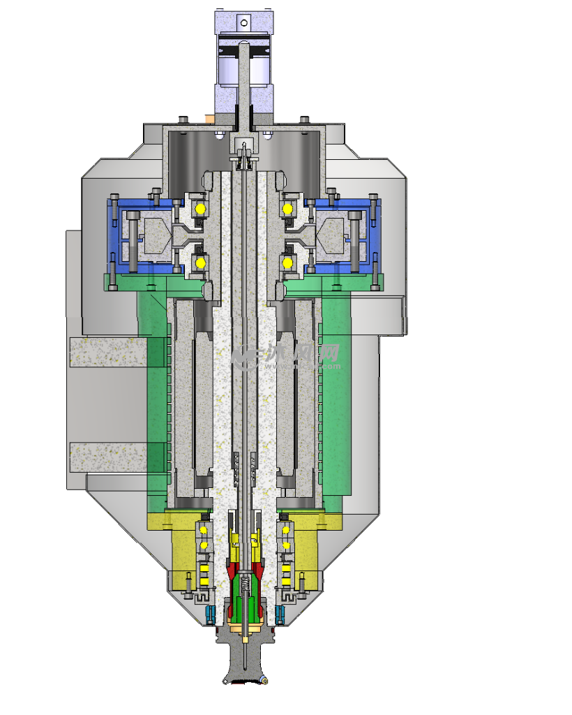 hska100电主轴结构完整